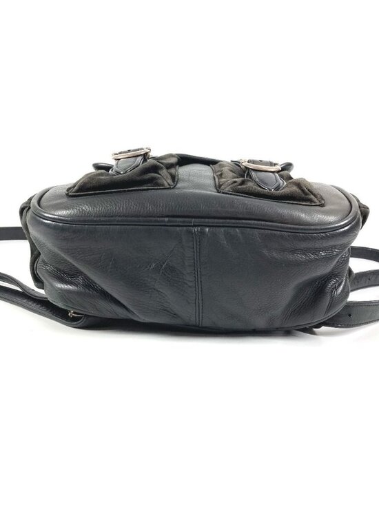 Chrome Hearts Backpack Gunslinger Logo Cross Leather Suede Black main image 8